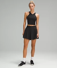 Cropped V-Neck Tennis Tank Top *Medium Support, B/C Cup | Women's Sleeveless & Tops