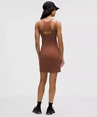 Ribbed Cotton Modal Cut-Out Dress | Women's Dresses