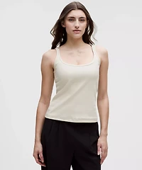 Slim-Fit Stretch Cotton Tank Top | Women's Sleeveless & Tops