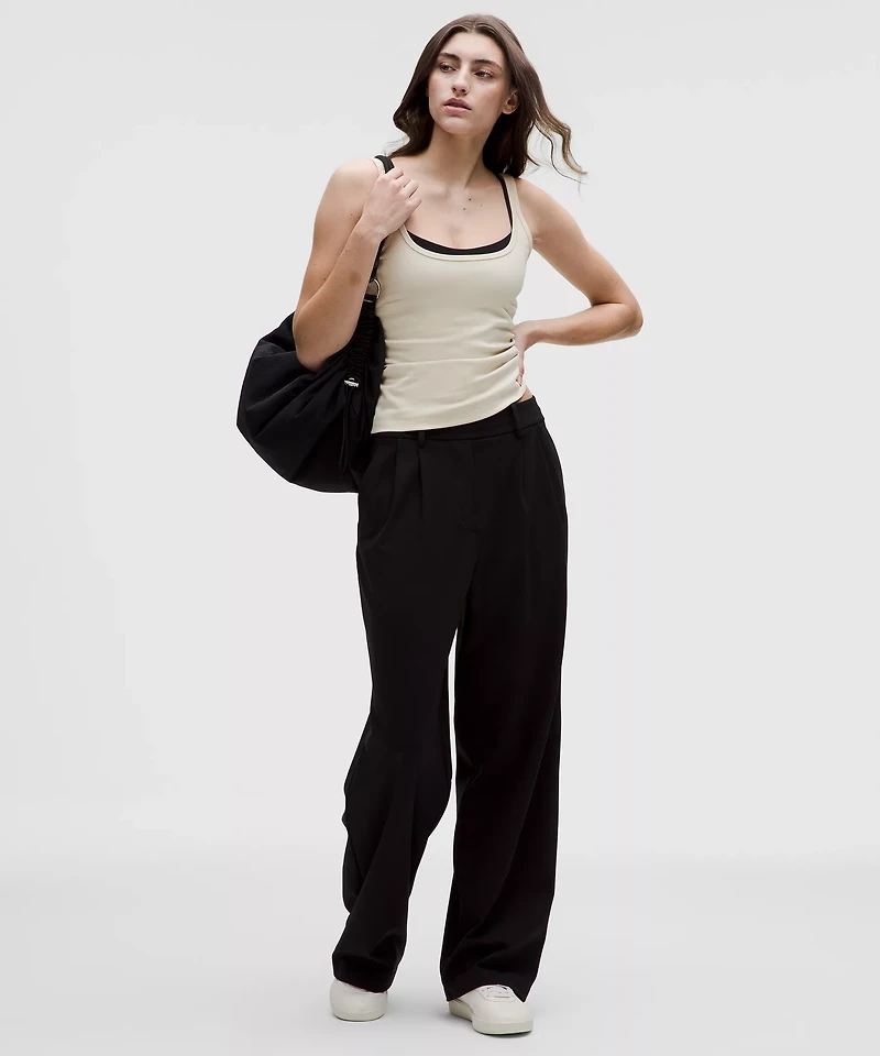 Slim-Fit Stretch Cotton Tank Top | Women's Sleeveless & Tops