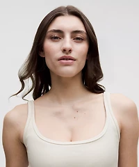 Slim-Fit Stretch Cotton Tank Top | Women's Sleeveless & Tops