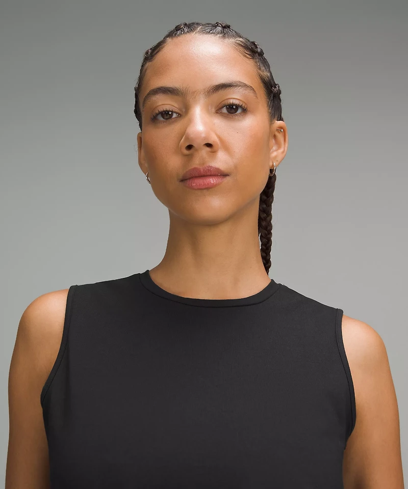 Organic Cotton Crewneck Tank Top | Women's Sleeveless & Tops