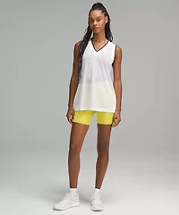 V-Neck Mesh Tennis Tank Top | Women's Sleeveless & Tops