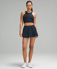 Narrow Hem Cropped Tennis Tank Top *Medium Support, B/C Cup | Women's Sleeveless & Tops