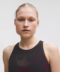 RevealKnit Floral Cropped Tank Top