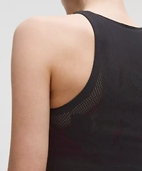 RevealKnit Floral Cropped Tank Top