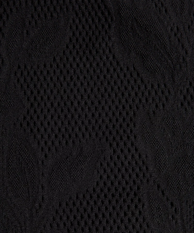 RevealKnit Floral Cropped Tank Top