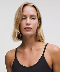 Wunder Train U-Neck Strappy Ribbed Tank Top *Light Support, A/B Cup | Women's Sleeveless & Tops