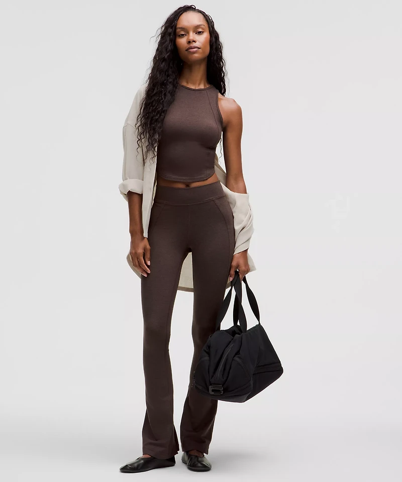 Softy Suedey Crewneck Cropped Tank Top | Women's Sleeveless & Tops