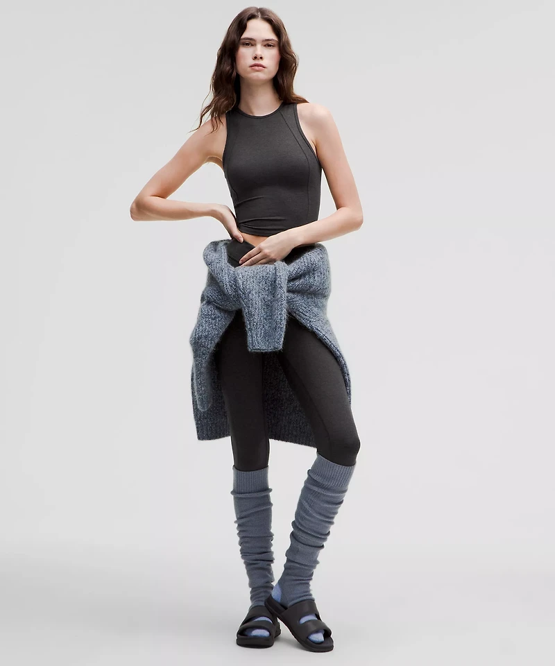 Softy Suedey Crewneck Cropped Tank Top | Women's Sleeveless & Tops