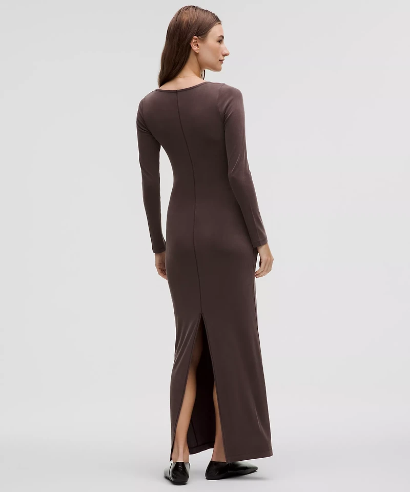 Drapey Softstreme Long-Sleeve Maxi Dress | Women's Dresses
