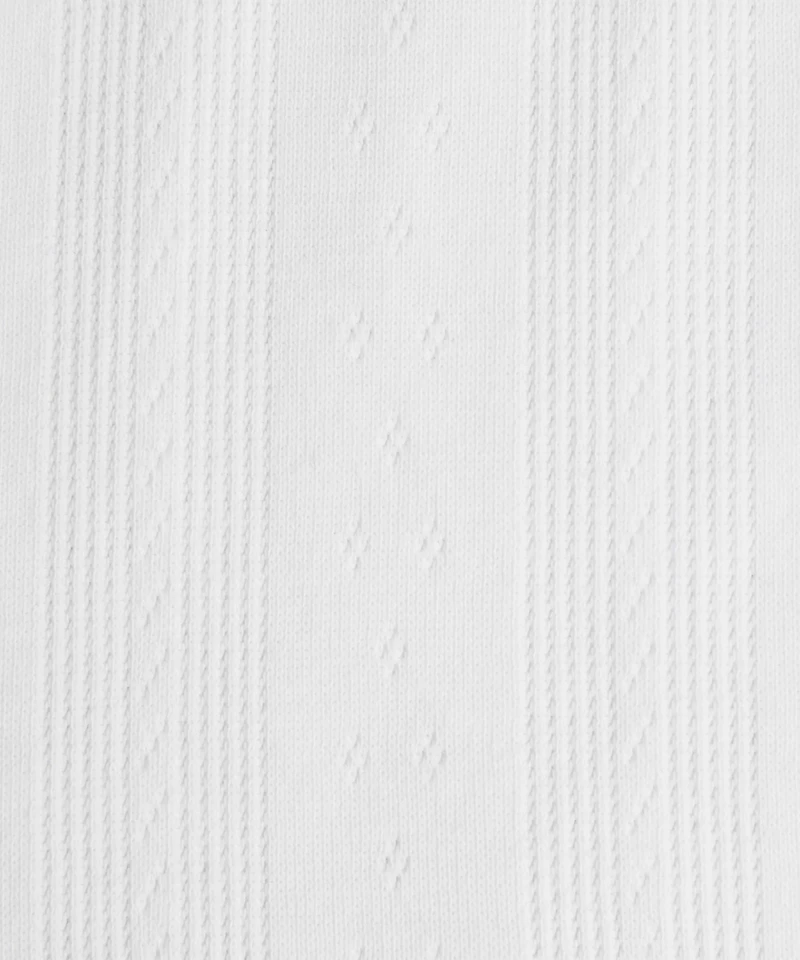 Cotton Pointelle Cropped Cami Tank Top | Women's Sleeveless & Tops