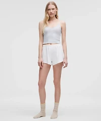 Cotton Pointelle Cropped Cami Tank Top