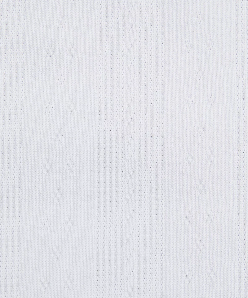 Cotton Pointelle Cropped Cami Tank Top