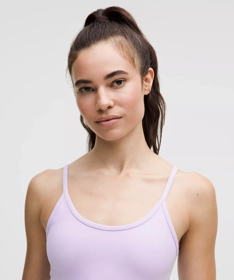 Wunder Train U-Neck Strappy Ribbed Tank Top *Light Support, A/B Cup | Women's Sleeveless & Tops