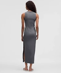 Sleeveless Pleated Stretch Maxi Dress | Women's Dresses