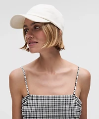 Seersucker Check Ruched Midi Dress | Women's Dresses