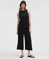 Pleated Stretch Tank Top