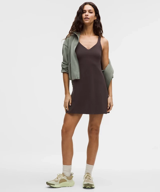 lululemon all aligned a line dress All Aligned Ribbed Midi Dress