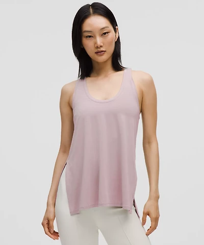 SilkyAppeal Side-Slit Tank Top
