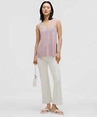 SilkyAppeal Side-Slit Tank Top
