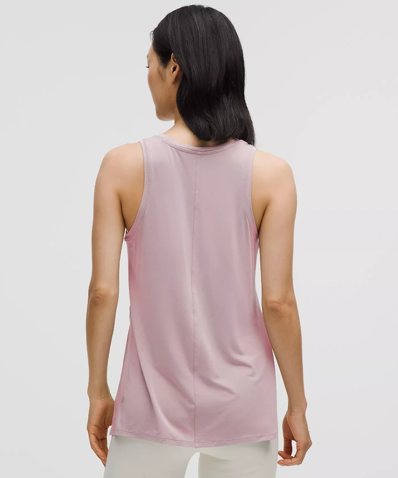 SilkyAppeal Side-Slit Tank Top