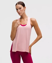 SilkAppeal Side-Slit Tank Top
