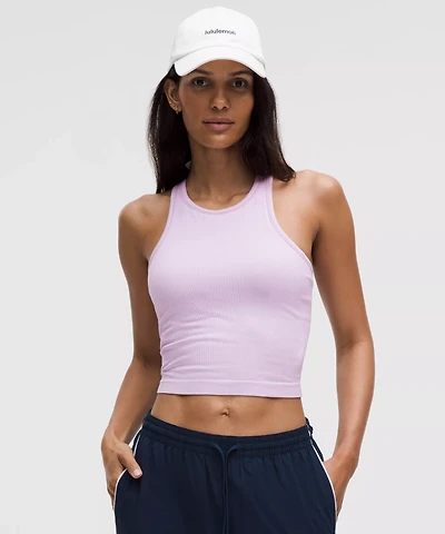 Ebb to Street Cropped Racerback Tank Top *Light Support, B/C Cup | Women's Sleeveless & Tops