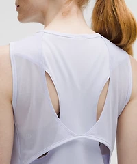 Sculpt Cropped Cross-Vent Tank Top | Women's Sleeveless & Tops