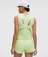 Sculpt Cropped Cross-Vent Tank Top | Women's Sleeveless & Tops