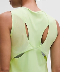 Sculpt Cropped Cross-Vent Tank Top | Women's Sleeveless & Tops