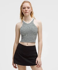 Cropped V-Neck Tennis Tank Top *Medium Support, B/C Cup | Women's Sleeveless & Tops