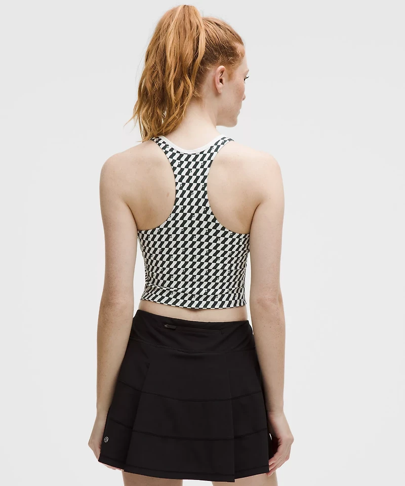 Cropped V-Neck Tennis Tank Top *Medium Support, B/C Cup | Women's Sleeveless & Tops