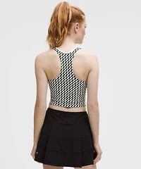 Cropped V-Neck Tennis Tank Top *Medium Support, B/C Cup | Women's Sleeveless & Tops