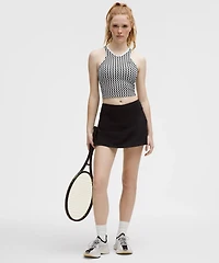 Cropped V-Neck Tennis Tank Top *Medium Support, B/C Cup | Women's Sleeveless & Tops