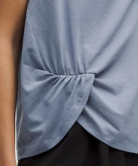 Cotton-Blend Twist-Front Tank Top | Women's Sleeveless & Tops