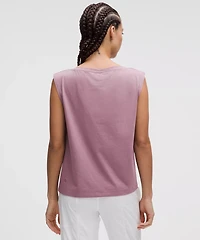 Cotton-Blend Twist-Front Tank Top | Women's Sleeveless & Tops