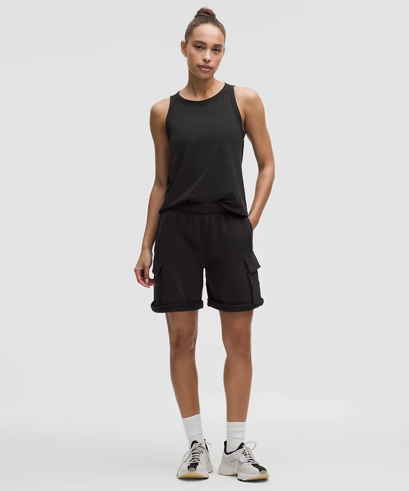 Cotton-Blend Open-Back Tank Top | Women's Sleeveless & Tops