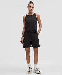 Cotton-Blend Open-Back Tank Top | Women's Sleeveless & Tops