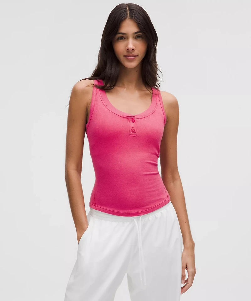 Hold Tight Henley Tank Top | Women's Sleeveless & Tops