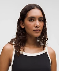 Organic Cotton High-Neck Ringer Tank Top | Women's Sleeveless & Tops