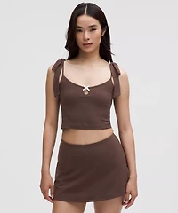 Nulu Bow-Detail Tank Top *Balletcore Set | Women's Sleeveless & Tops