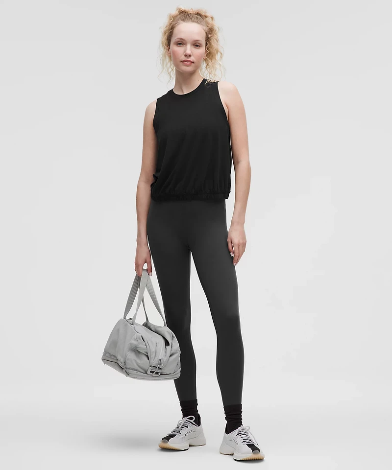 Jersey Training Elastic-Hem Tank Top | Women's Sleeveless & Tops