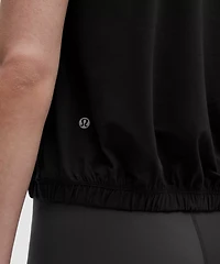 Jersey Training Elastic-Hem Tank Top | Women's Sleeveless & Tops