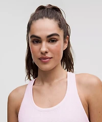 Swiftly Pointelle Racerback Tank Top *Waist Length | Women's Sleeveless & Tops