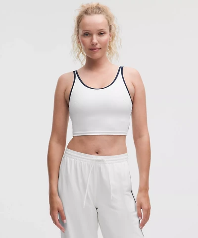 Scoop-Neck Cutout Tennis Tank Top *Medium Support, B/C Cup