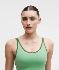Scoop-Neck Cutout Tennis Tank Top *Medium Support, B/C Cup