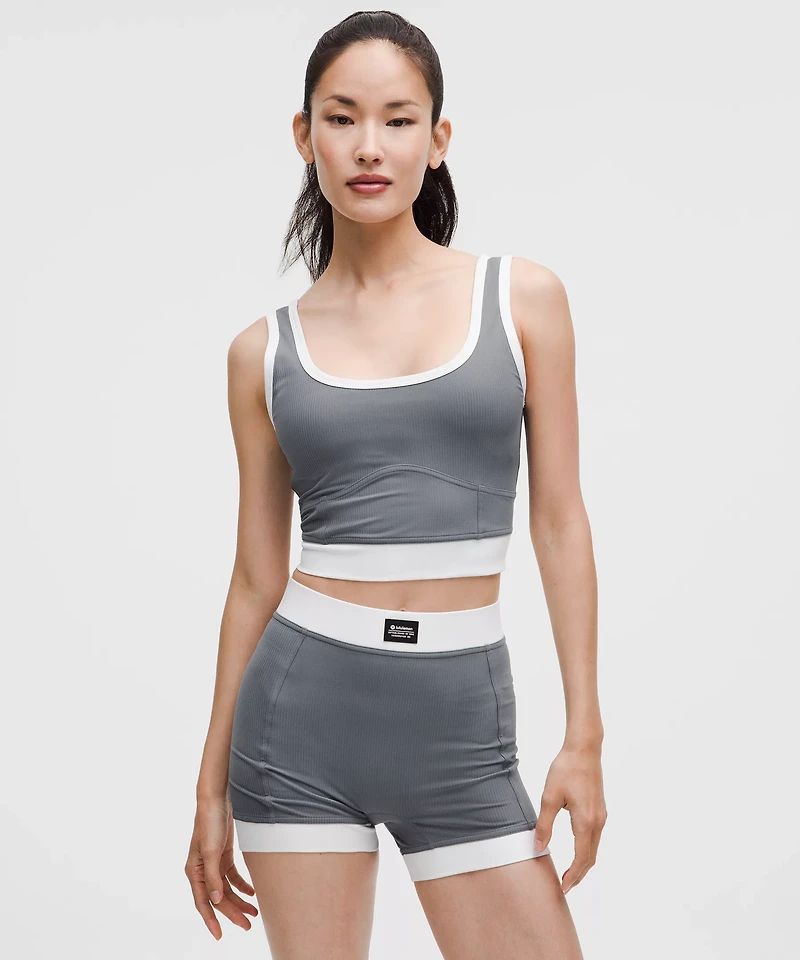 Ribbed Nulu Cropped Tank Top | Women's Sleeveless & Tops