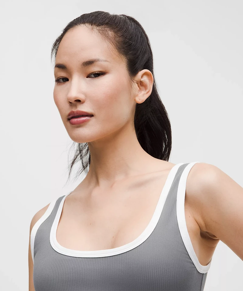 Ribbed Nulu Cropped Tank Top | Women's Sleeveless & Tops