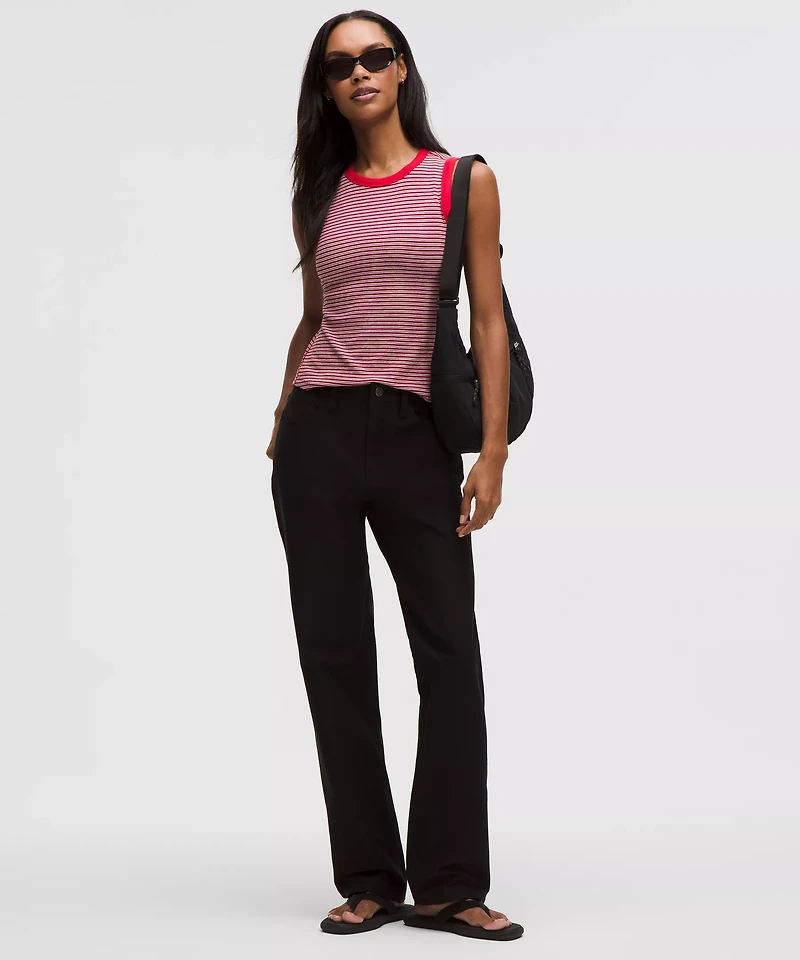 Hold Tight Crewneck Tank Top *Waist Length